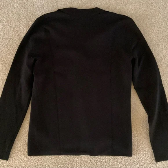 NWT Calvin Klein Black Pullover V-Neck Sweater - Picture 4 of 9